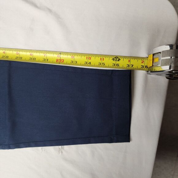 VIV Collection Women's Straight Fit Trouser Work Pants Navy Blue Size Small (A31 - Picture 7 of 8